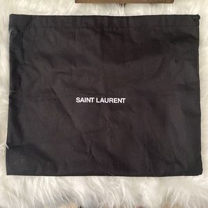 YSL Yves Saint Laurent Paris Black & White Dust Bag